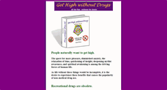 Desktop Screenshot of gethighwithoutdrugs.com