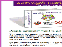 Tablet Screenshot of gethighwithoutdrugs.com